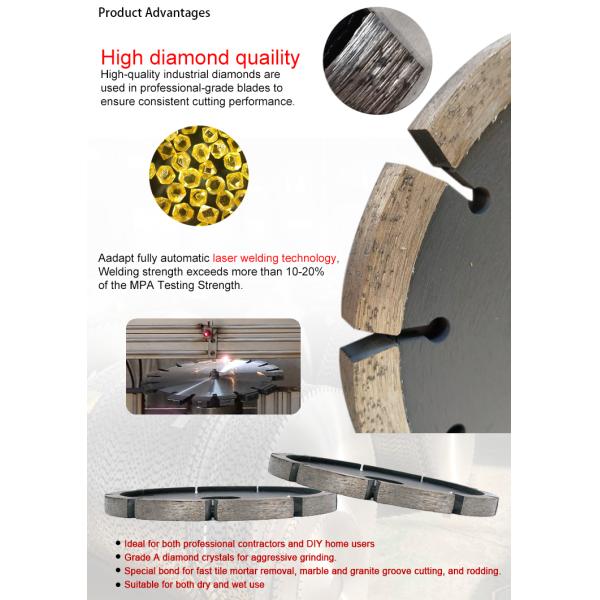 Good Performance 4.5 5 Inch Tuck Point Crack Chaser Grout Repair Diamond Saw Blade For Concrete Masonry Brick