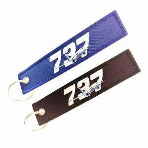 Custom 737 Aviation Keychain - OEKO-TEX® Polyester + Laser Engraving