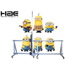 Vertical Direct To Wall Inkjet Printer Machine Eco Solvent Head Cleaning