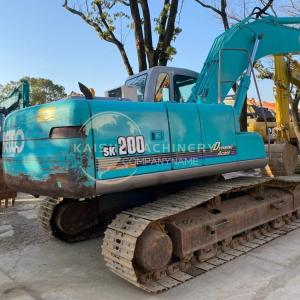Good Condition 20 Ton SK200-6 Kobelco Excavator from Japan in Shanghai Original