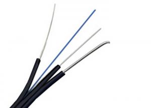Quality FTTH Drop Cable G657A1 1 Core Outdoor Fiber Optic Cable With Steel Strength Member for sale