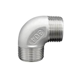 Stainless Steel Threaded Sanitary Pipe Fittings Union Elbow featuring Connection