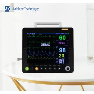 ECG/ HR/ RESP/ SPO2/ NIBP/ Temp Multi Parameter Veterinary Monitor 12.1 Inch
