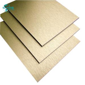 ISO 14001 Compliant Gloss Aluminum Composite Panels 4x8