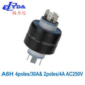 Quality A6H rotating electrical connectors Mercury Slip Ring for sale