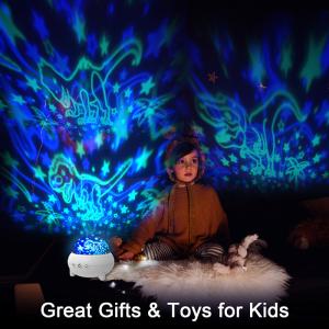 Practical 5V 1A Night Light Projector Animals RGB Multipurpose