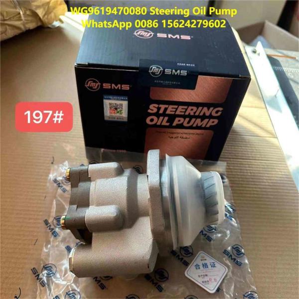 Steering Assist Oil / Vane Pump HOWO Truck Parts WG9619470080