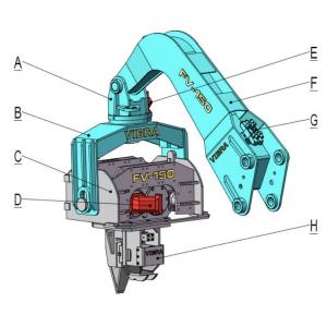 Pile Driver - 8m Depth & High-Speed Vibration for Excavators