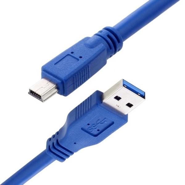 Buy High Speed 5Gbps USB 3.0 Type A Male to Mini B 10 PIN USB 3.0 Extension Cable at wholesale prices