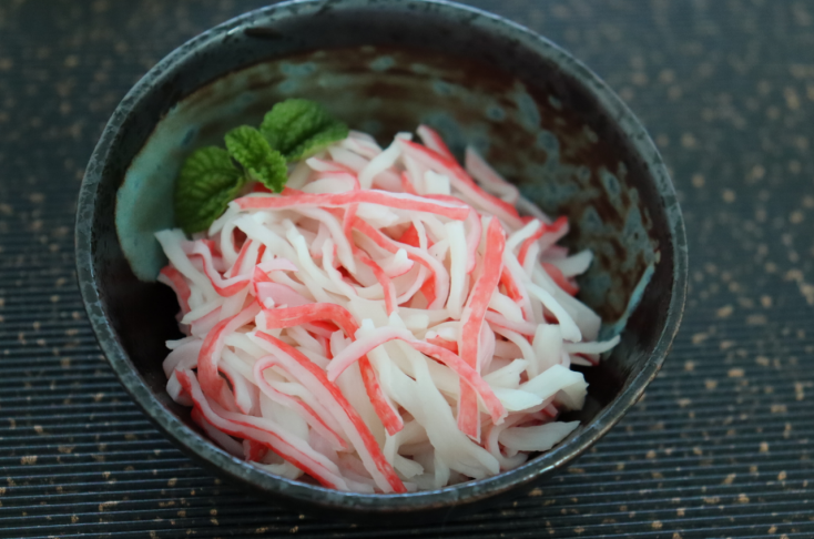 Quality Fine Fiber Ready To Use Surimi Food Shredded Crab Meat Frozen Krab Floss For Salad for sale