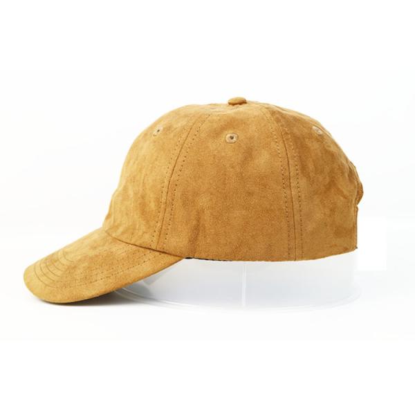 Fashionable Suede Embroidered Baseball Caps Promotion Character Style