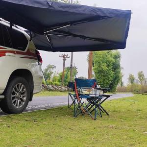 Retractable Easy Installation 270 Degree Freestanding Awning With Double Layers