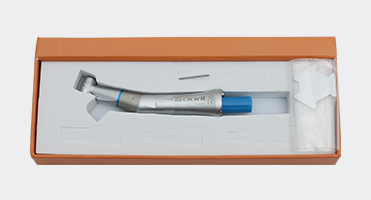 Fiber optic contra angle handpieces