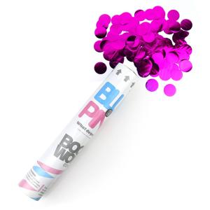 Round Metallic 2pa Gender Reveal Confetti Cannon
