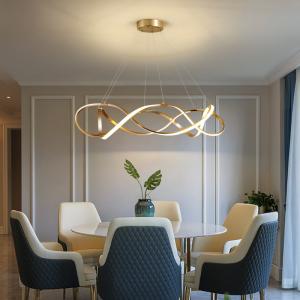 Signature LED Modern Ring Light Metal Acrylic Material 85 - 265V