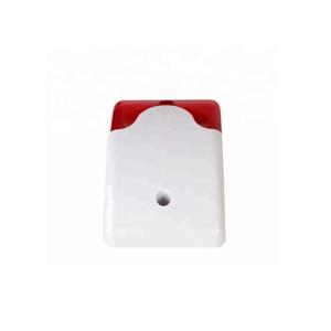 CE Wired Strobe Siren Alarm With Flash Light 12V MINI Strobe Siren 110DB