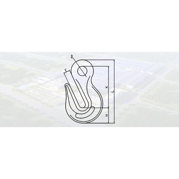 SLR027-G80 U.S TYPE EYE GRAB HOOK
