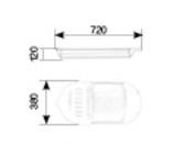 AC100 - 260V 120W Aluminum Alloy High Efficiency LED light Street Light IP65