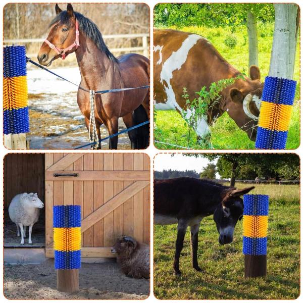 Farm Automatic Cow Brush Scratcher Roller For Cattle Cleaning