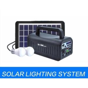 solar powered energy 5W solar home system with lithium battery LED emergency