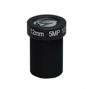 Buy 1/2.5" 12mm F2.0 5Megapixel 1080P M12 Mount IR MTV Lens, 12mm security camera lens at wholesale prices
