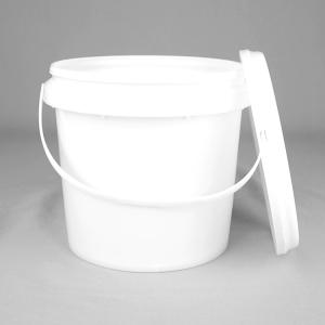 2KG Leakproof White Plastic Paint Bucket