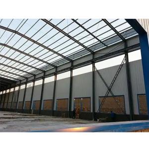 Prefabricated Portal Frame Metal Building Warehouse, Galvanized Steel Constructi