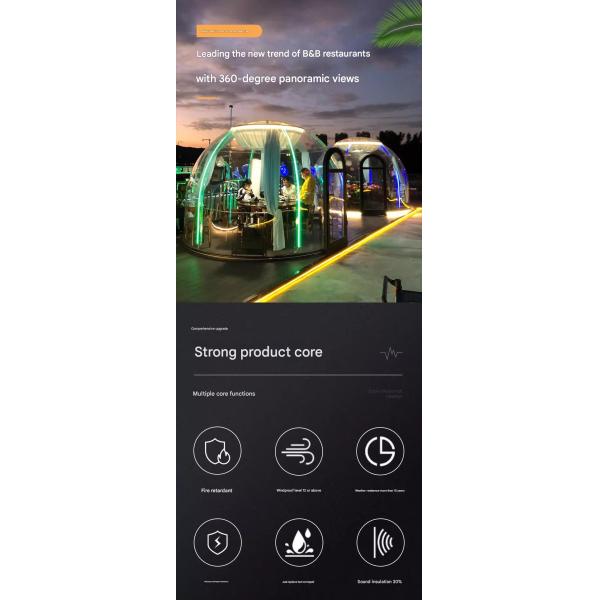 Camping camping leisure people outdoor star room Tourist camping area star bubble house