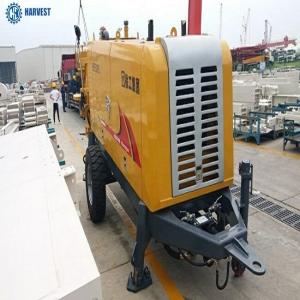 Quality Max Conveying Distance 150m HBT6013K 40M3/H Concrete Pump Trailer for sale