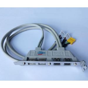 NEW High quaility 2 USB 2.0 Ports + 2 Firewire IEEE 1394 Ports Expansion Rear
