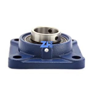 FY 45 TF Square Flange Ball Bearing Installed In Cast Iron Shell 45*39*54.2mm