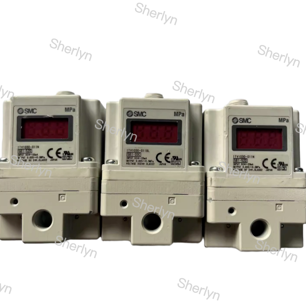 China ITV1030-012 SMC Proportional Valve 1000 Type Pressure Range 0.5MPa DC24V Analog Output DC1-5V Connection Diameter 1/4 on sale