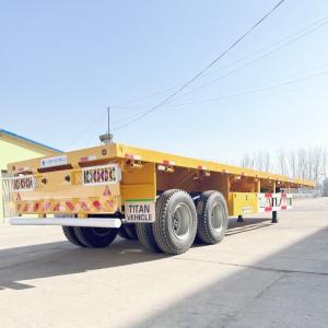 TITAN 2 Axle 40 Ft Titan Flatbed Trailers for Sale