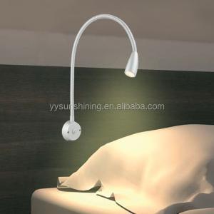 Modern Bedroom Wall Mount LED Headboard Light with Adjustable Arm and DC4V Input