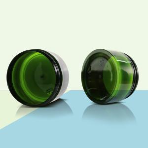 Customized Printing Transparent Plastic Jar Containers Pressure Sensitive