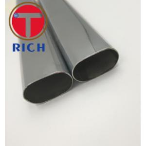 304 316 Stainless Steel Tube Handrail Flat Oval Polished Finish