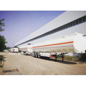 Tri Axles Aluminum Oil Fuel Tank Semi Trailer 6 Compartments