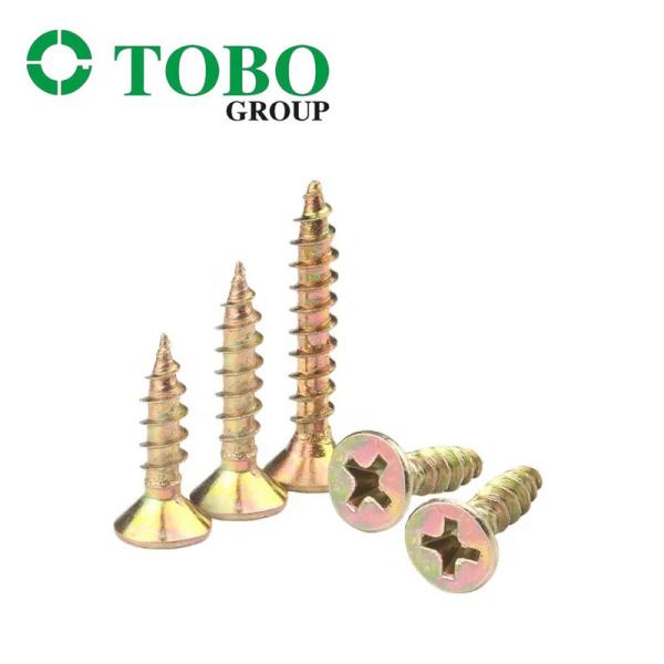 OEM Wholesale Factory Price Flat Square Hex Head Toy Chipboard Black Color Zinc