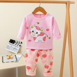 Autumn leisure Long Sleeve Cotton Pyjamas Children Cotton On Matching Pjs