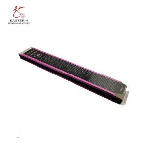 Black Color Luxury Hair Extension Packaging | 4cm Width x 25cm Length