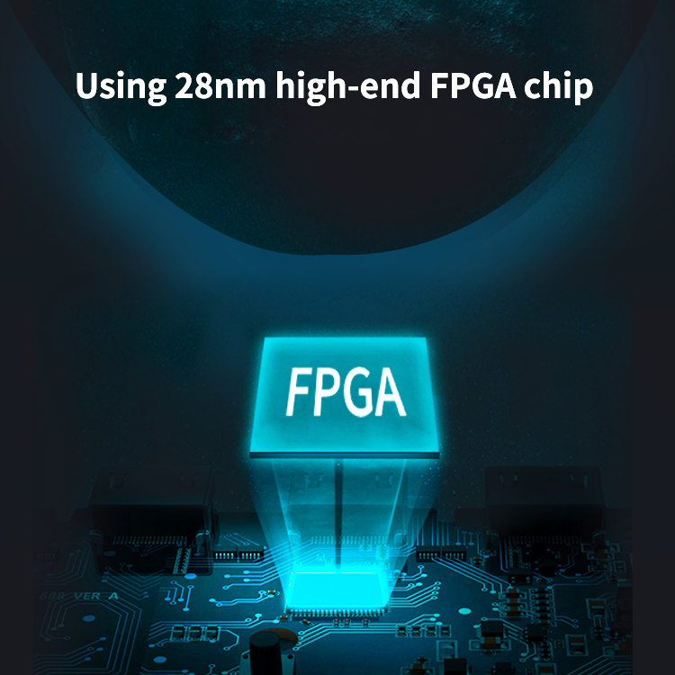 4K60 Multi-Screen Expander FPGA Video Wall Controller with Seamless Loop-Out and 1 in 4 Out for Digital Signage