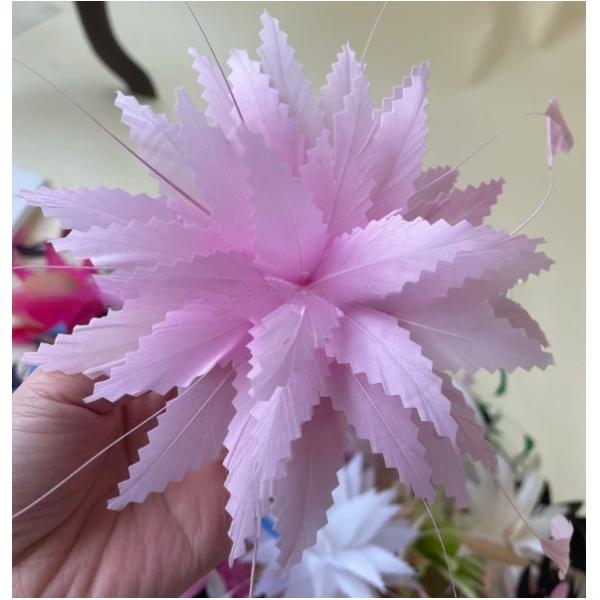 15x15 Cm Flower Feather Mounts Stripped Goose Feather With Wire Accessory