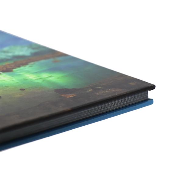 A3 Eco Friendly Silver Hot Stamp Coffee Table Book Printing Of Scenery