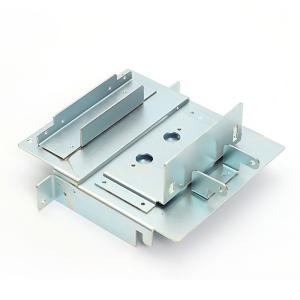 China Galvanized Metal Bracket Manufactured with Customization Option and CNC Stamping on sale