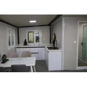 Galvanized Steel Square Tubes Expandable Shipping Container House Featuring 50mm