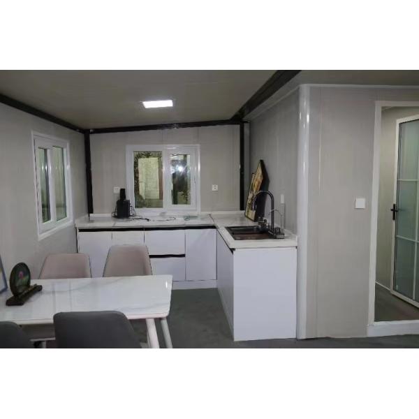 Galvanized Steel Square Tubes Expandable Shipping Container House Featuring 50mm