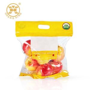 50 Microns Transparent Vegetable Packing Bags Biodegradable Lettuce Packaging