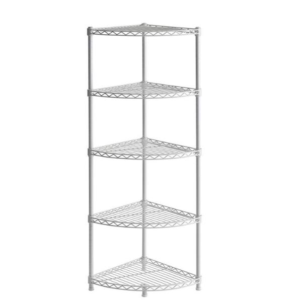 Buy Living Room Metal Wire Racks For Storage / 5 Shelf Wire Shelving Unit at wholesale prices