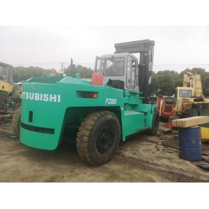 6D24 Used Mitsubishi Forklift Trucks , 30 Ton Forklift 9200 X 3300 X 4000 Mm