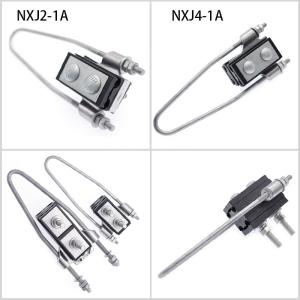 Two Core Bunched Cable Strain Clamp Clustered Insulated Tension Collecting